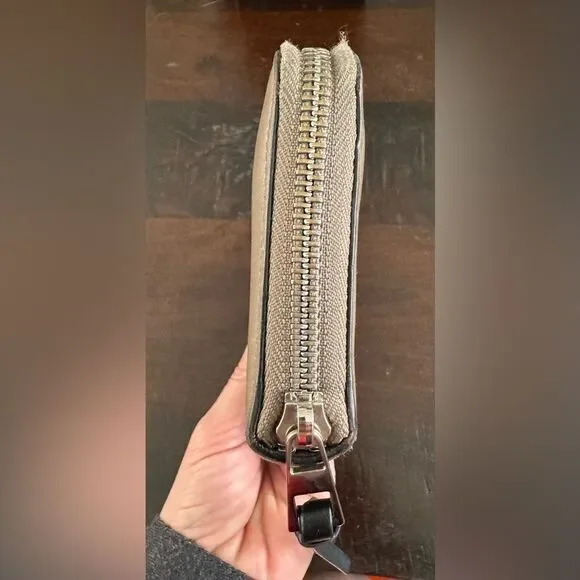 Loewe Tan Leather Skull Zip Wallet - Picture 5 of 8